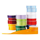 Taffeta ribbon  - Material: synthetic - Color: red -...