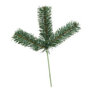 Noble fir twig 3 tips - Material: vinyl foil for indoor+outdoor - Color: green - Size:  X 30cm