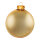 Christmas balls gold matt made of glass 6 pcs./blister - Material:  - Color: matt gold - Size: &Oslash; 6cm
