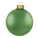 Christmas balls green matt made of glass 6 pcs./blister -...