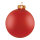 Christmas balls red matt made of glass 6 pcs./blister - Material:  - Color: matt red - Size: &Oslash; 6cm