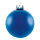 Weihnachtskugeln, blau matt, 6 St./Blister, aus Glas Gr&ouml;&szlig;e: &Oslash; 8cm, Farbe: mattblau   #