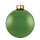 Weihnachtskugeln, gr&uuml;n matt, 6 St./Blister, aus Glas Gr&ouml;&szlig;e: &Oslash; 8cm, Farbe: mattgr&uuml;n   #
