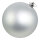 Christmas ball matt silver 12pcs./blister - Material: seamless mat - Color: matt silver - Size: &Oslash; 6cm