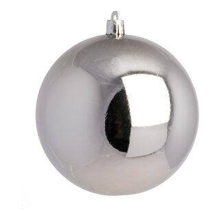 Christmas balls, silver shiny, 12 pcs./blister,  Size:;Ø 6cm Color: