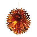 Foil ball  - Material: foldable metal foil with hanger - Color: copper - Size: &Oslash; 35cm