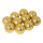 Balls with glitter 24pcs./blister - Material: styrofoam - Color: gold - Size: &Oslash; 3cm