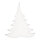 Snow fir tree pack of 10 pcs. - Material: from 2cm snow mat flame retardent - Color: white - Size: &Oslash; 29cm