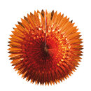 Fan pointed cut  - Material: metal foil flame retardent - Color: copper - Size: &Oslash; 90cm