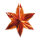 Pointed cut star  - Material: foldable metal foil - Color: copper - Size: &Oslash; 30cm