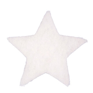 Sterne 10er-Pack, aus 2cm Schneewatte, schwer entflammbar Größe:Ø 12cm Farbe:weiß