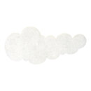Cloud  - Material: snow cotton wool with glimmer - Color:...