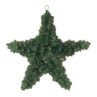 Fir star,  PVC, Size:;Ø 90cm, Color:green