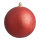 Weihnachtskugel, rot glitter      Groesse:&Oslash; 10cm
