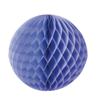Honeycomb ball made of paper with nylon hanger - Material: flame retardant according to M1 - Color: purple - Size: 30cm