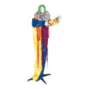 Horror clown with stand moveable with light effects -...