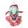 Clown head speaking with light- and sound effects - Material:  - Color: multicoloured - Size: 50cm