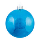 Christmas ball dark blue shiny 12 pcs./blister -...