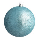 Christmas ball aqua glitter  - Material:  - Color:  -...