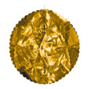 Foil ball  - Material: foldable metal foil - Color: gold - Size: &Oslash; 40cm