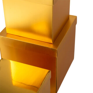 Schatullen Octa Farbe: gold matt und glänzend - 6 teilig