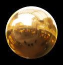 Gigantkugel aufblasbar, &Oslash;100cm, inflatable balloon, double layer, gold mirror, with 3 hanging points   XL Weihnachtsdeko --&gt; Weihnachten
