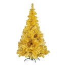 Tinsel tree &quot;Deluxe&quot; 434 tips - Material: metal stand metal foil - Color: gold - Size: 180cm