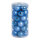 30 Christmas balls blue 12x shiny 12x matt - Material: 6x glittered - Color:  - Size: &Oslash; 6cm