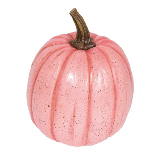 Pumpkin out of polyresin - Material:  - Color: pink - Size: &Oslash; 22cm
