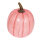 K&uuml;rbis aus Polyresin     Groesse: &Oslash; 22cm - Farbe: Pink