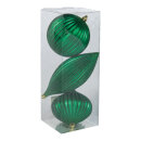 Ornament baubles with hanger - Material: 3 pcs./set -...