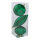 Ornament baubles with hanger - Material: 3 pcs./set - Color: green - Size: 10cm