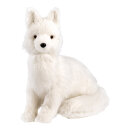 Fox sitting  - Material: styrofoam with artificial fur - Color: white - Size: 45x43cm