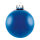 Weihnachtskugeln, blau gl&auml;nzend, 6 St./Blister, aus Glas Gr&ouml;&szlig;e: &Oslash; 8cm, Farbe: blau   #