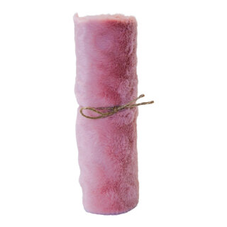 Faux fur ribbon  - Material:  - Color: pink - Size: L: 2m X B: 28cm