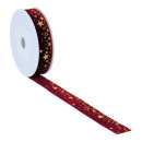 Printed velvet ribbon Stars - Material:  - Color:...