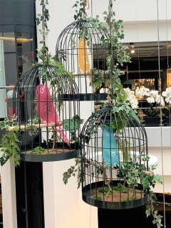 Bird Cage XXL &Oslash;100cm, Height: 130cm Color: Black
