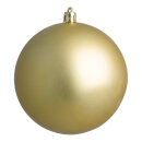Weihnachtskugeln, gold matt, 10 St./Blister, Gr&ouml;&szlig;e:&Oslash; 6cm,  Farbe: gold/matt