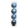 Set of 4 Christmas balls 2x shiny &amp; 2x matt - Material:  - Color: light blue - Size: &Oslash; 10cm