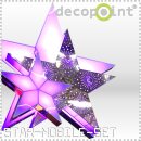 Kopie von 3-teilige Sternen Mobile 3D SUPERLEICHT
