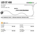 LED ST 400 WW   Kabelfarbe: schwarz   Lichterkette 24V...