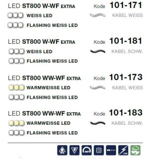 LED ST 800 W-WF   Kabelfarbe: weiß   Lichterkette --> Led Pro 230V