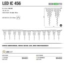 LED IC 456 W   Kabelfarbe: weiß   Eiszapfen -->...