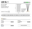 LED SL 1 W   Kabelfarbe: weiß   Lichtvorhang -->...
