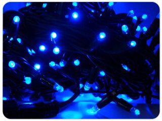 LED ST 800 B = blau  Kabelfarbe: weiß   Lichterkette --> Led Pro 230V