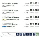 LED ST 800 B = blau  Kabelfarbe: wei&szlig;   Lichterkette --&gt; Led Pro 230V