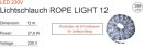 Lichtschlauch ROPE LIGHT 12m, wei&szlig;, mit Kontroller, 8 Funktionen    --&gt; Weihnachtsbeleuchtung