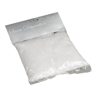 Artificial snow 100g bag - Material: very fine iridescent plastic - Color: white/iridescent - Size: