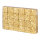 Gift boxes 24pcs./blister - Material: plastic - Color: gold - Size: P&auml;ckchen 4x4cm