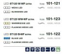 LED ST 120 WW-WF   Kabelfarbe: wei&szlig;   Lichterkette --&gt; Led Pro 230V